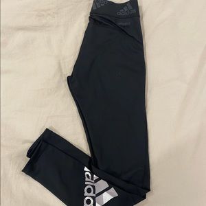 Adidas Alphaskin Black leggings Size M